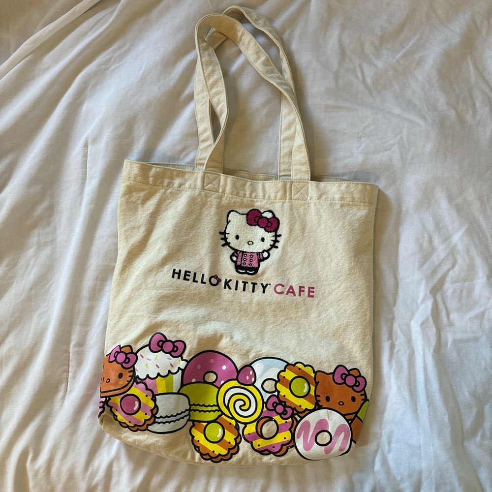 hello kitty cafe tote bag